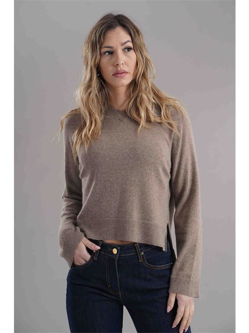 Maglia in misto lana brand unique | 24053AZTECO
